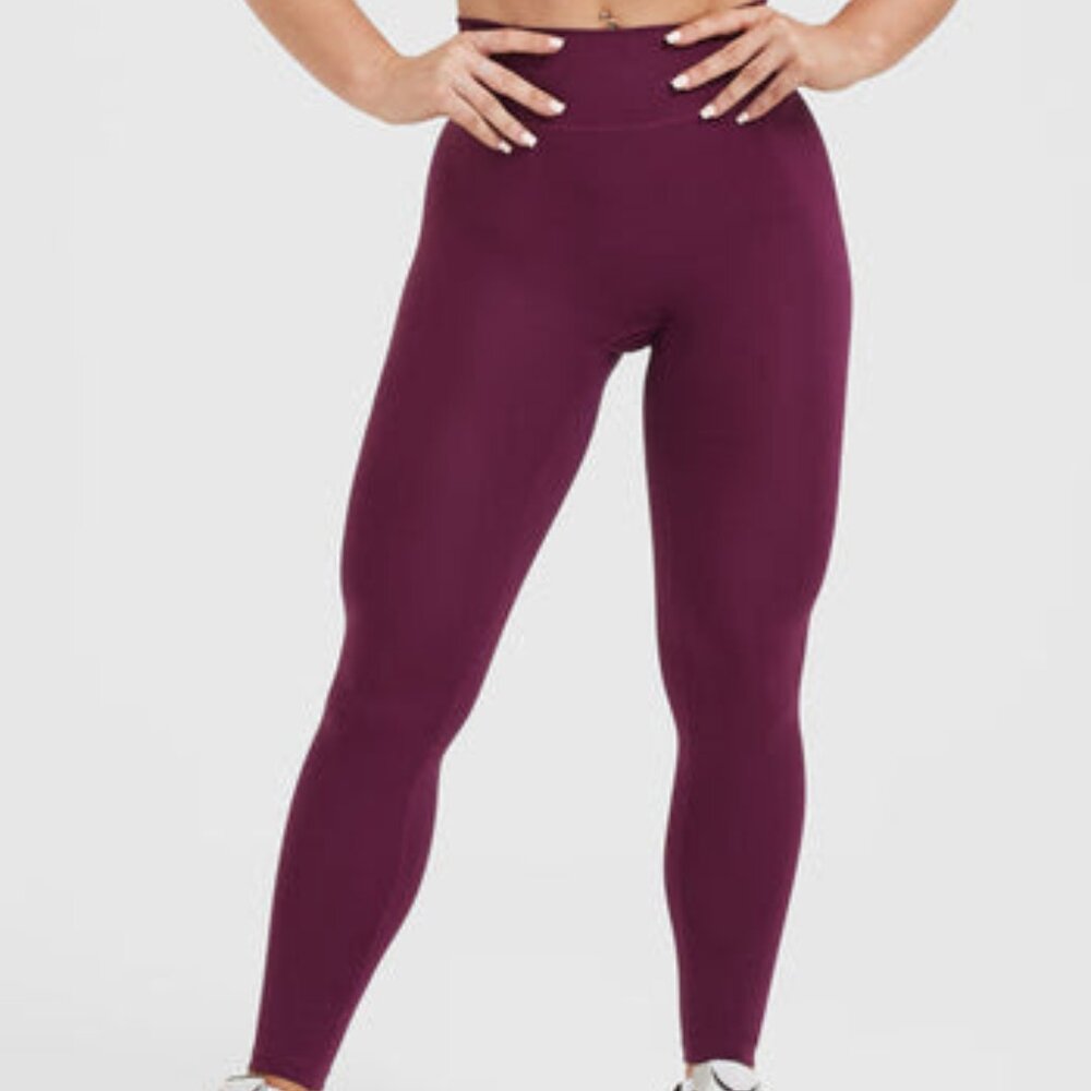 Oner Active Timeless High Waisted Leggings in Ripe Fig
